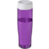 H2O Active® Tempo 700 ml vesipullo kierrekannella, valkoinen, violetti liikelahja logopainatuksella