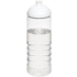 H2O Active® Treble 750 ml -urheilujuomapullo kupukannella, valkoinen, läpikuultava-valkoinen liikelahja logopainatuksella