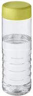 H2O Active® Treble 750 ml vesipullo kierrekannella, läpikuultava-valkoinen, kalkinvihreä liikelahja logopainatuksella