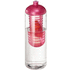 H2O Active® Vibe 850 ml -pullo kupukannella ja uuttajalla liikelahja logopainatuksella