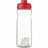 H2O Active® Base 650 ml -shakerpullo, läpikuultava-valkoinen, punainen lisäkuva 2
