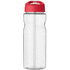 H2O Active® Base 650 ml kaatonokkakantinen urheilujuomapullo., läpikuultava-valkoinen, punainen lisäkuva 2