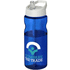 H2O Active® Base 650 ml kaatonokkakantinen urheilujuomapullo., valkoinen, sininen lisäkuva 1