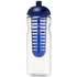 H2O Active® Base 650 ml kupukantinen urheilujuomapullo & uuttaja, läpikuultava-valkoinen, sininen lisäkuva 2