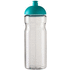 H2O Active® Base 650 ml kupukantinen urheilujuomapullo, läpikuultava-valkoinen, aqua-blue lisäkuva 2
