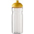 H2O Active® Base 650 ml kupukantinen urheilujuomapullo, läpikuultava-valkoinen, keltainen lisäkuva 2