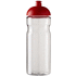 H2O Active® Base 650 ml kupukantinen urheilujuomapullo, läpikuultava-valkoinen, punainen lisäkuva 2