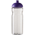 H2O Active® Base 650 ml kupukantinen urheilujuomapullo, läpikuultava-valkoinen, violetti lisäkuva 2