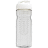 H2O Active® Base 650 ml läppäkantinen urheilujuomapullo & uuttaja, valkoinen, läpikuultava-valkoinen lisäkuva 3