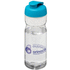 H2O Active® Base 650 ml läppäkantinen urheilujuomapullo, läpikuultava-valkoinen, aqua-blue lisäkuva 1