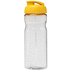 H2O Active® Base 650 ml läppäkantinen urheilujuomapullo, läpikuultava-valkoinen, keltainen lisäkuva 2