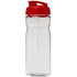 H2O Active® Base 650 ml läppäkantinen urheilujuomapullo, läpikuultava-valkoinen, punainen lisäkuva 2