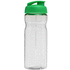 H2O Active® Base 650 ml läppäkantinen urheilujuomapullo, läpikuultava-valkoinen, vihreä lisäkuva 3