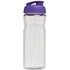 H2O Active® Base 650 ml läppäkantinen urheilujuomapullo, läpikuultava-valkoinen, violetti lisäkuva 3