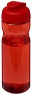 H2O Active® Base 650 ml läppäkantinen urheilujuomapullo, punainen liikelahja logopainatuksella