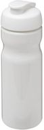 H2O Active® Base 650 ml läppäkantinen urheilujuomapullo, valkoinen liikelahja logopainatuksella