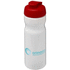 H2O Active® Base 650 ml läppäkantinen urheilujuomapullo, valkoinen, punainen lisäkuva 1