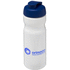 H2O Active® Base 650 ml läppäkantinen urheilujuomapullo, valkoinen, sininen lisäkuva 1