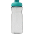 H2O Active® Base Tritan 650 ml urheilujuomapullo pikalukittavalla korkilla, läpikuultava-valkoinen, aqua-blue lisäkuva 2