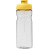 H2O Active® Base Tritan 650 ml urheilujuomapullo pikalukittavalla korkilla, läpikuultava-valkoinen, keltainen lisäkuva 2