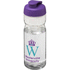 H2O Active® Base Tritan 650 ml urheilujuomapullo pikalukittavalla korkilla, läpikuultava-valkoinen, violetti lisäkuva 1
