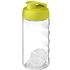H2O Active® Bop 500 ml -shakerpullo, läpikuultava-valkoinen, kalkinvihreä liikelahja logopainatuksella