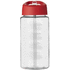 H2O Active® Bop 500 ml -urheilujuomapullo kaatonokkakannella, läpikuultava-valkoinen, punainen lisäkuva 2