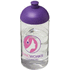 H2O Active® Bop 500 ml kupukantinen pullo, läpikuultava-valkoinen, violetti lisäkuva 1
