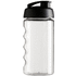 H2O Active® Bop 500 ml läppäkantinen urheilujuomapullo, läpikuultava-valkoinen, musta lisäkuva 3
