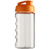 H2O Active® Bop 500 ml läppäkantinen urheilujuomapullo, läpikuultava-valkoinen, oranssi lisäkuva 3