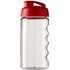 H2O Active® Bop 500 ml läppäkantinen urheilujuomapullo, läpikuultava-valkoinen, punainen lisäkuva 2