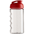 H2O Active® Bop 500 ml läppäkantinen urheilujuomapullo, läpikuultava-valkoinen, punainen lisäkuva 3
