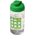 H2O Active® Bop 500 ml läppäkantinen urheilujuomapullo, läpikuultava-valkoinen, vihreä lisäkuva 1