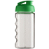 H2O Active® Bop 500 ml läppäkantinen urheilujuomapullo, läpikuultava-valkoinen, vihreä lisäkuva 3