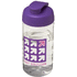 H2O Active® Bop 500 ml läppäkantinen urheilujuomapullo, läpikuultava-valkoinen, violetti lisäkuva 1