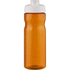H2O Active® Eco Base 650 ml -urheilujuomapullo läppäkannella, valkoinen, oranssi lisäkuva 2