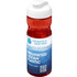 H2O Active® Eco Base 650 ml -urheilujuomapullo läppäkannella, valkoinen, punainen lisäkuva 1