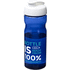 H2O Active® Eco Base 650 ml -urheilujuomapullo läppäkannella, valkoinen, sininen lisäkuva 1
