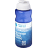 H2O Active® Eco Big Base 1 litran urheilujuomapullo flip lid -kannella, sininen, valkoinen lisäkuva 1