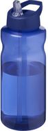 H2O Active® Eco Big Base 1 litran urheilujuomapullo kaatonokkakannella, sininen, sininen liikelahja logopainatuksella