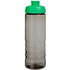 H2O Active® Eco Treble 750 ml:n juomapullo flip lid -kannella, kivihiili, vihreä lisäkuva 2