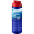 H2O Active® Eco Treble 750 ml:n juomapullo flip lid -kannella, sininen, punainen lisäkuva 1