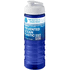 H2O Active® Eco Treble 750 ml:n juomapullo flip lid -kannella, valkoinen, sininen lisäkuva 1