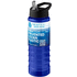 H2O Active® Eco Treble 750 ml:n juomapullo sporttikorkilla, sininen, musta lisäkuva 1