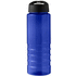 H2O Active® Eco Treble 750 ml:n juomapullo sporttikorkilla, sininen, musta lisäkuva 2