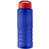 H2O Active® Eco Treble 750 ml:n juomapullo sporttikorkilla, sininen, punainen lisäkuva 2