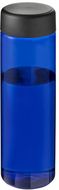 H2O Active® Eco Vibe 850 ml:n juomapullo kierrekorkilla, sininen, musta liikelahja logopainatuksella