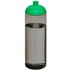 H2O Active® Eco Vibe 850 ml:n juomapullo kupukannella, kivihiili, vihreä liikelahja logopainatuksella