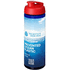 H2O Active® Eco Vibe 850 ml:n juomapullo läppäkannella, sininen, punainen lisäkuva 1