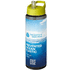 H2O Active® Eco Vibe 850 ml:n juomapullo sporttikannella, kivihiili, kalkinvihreä lisäkuva 1